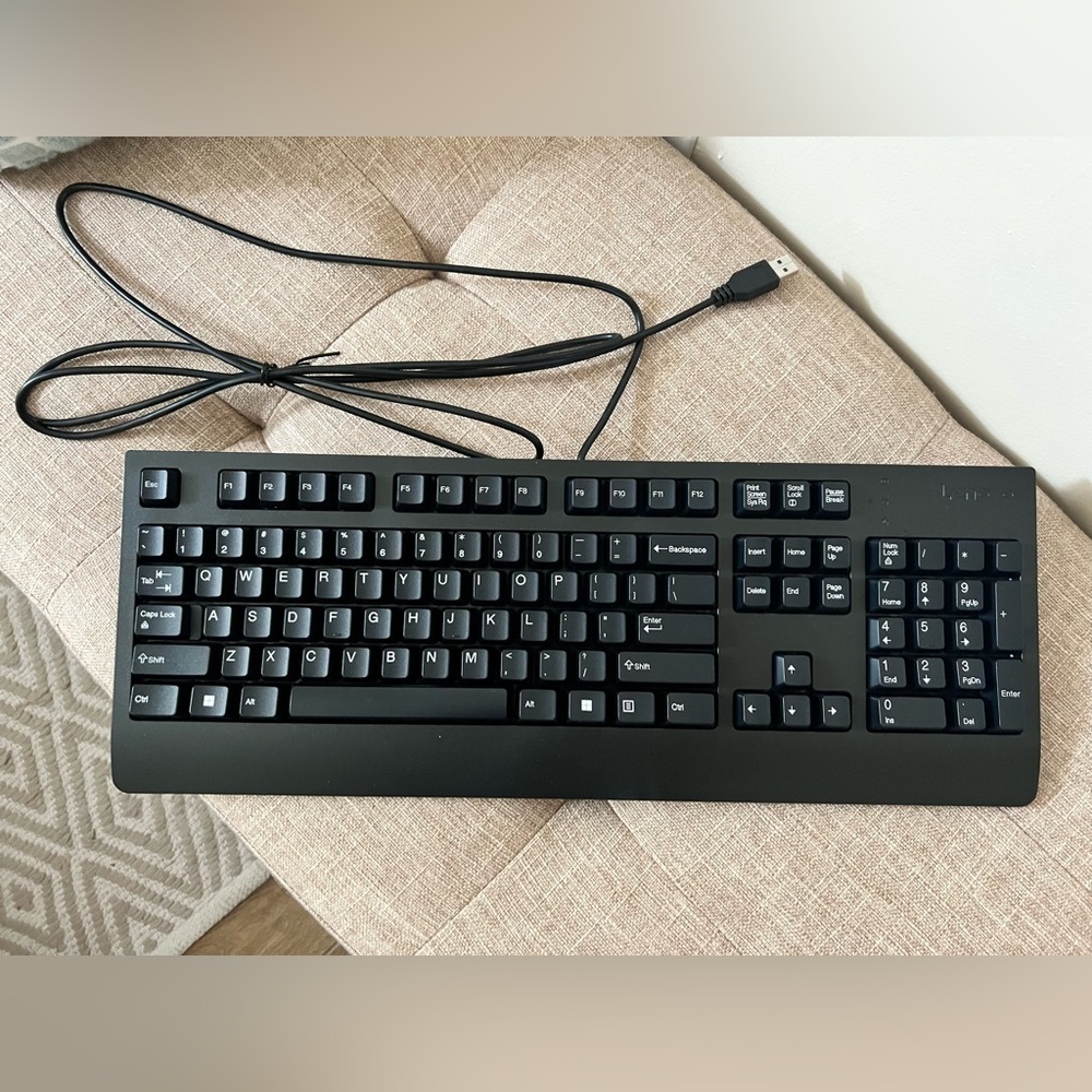 Black Wired Keyboard with USB